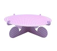 Fackelmann Alzata da Un Livello in Cartone per Cup Cake/Muffin e Torte, Multicolore, Diametro 32 cm