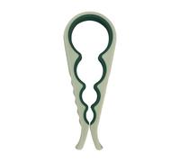 Fackelmann Apriscatole per barattoli e contenitori, 22 x 3 cm, 4 misure di diametro, facile da pulire, adatto per lavastoviglie, polipropilene e plastica morbida, Linea Ocean