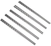 Fackelmann Asia Line Bacchette Cinesi, Acciaio, Argento, 23 x 11.7 x 0.7 cm