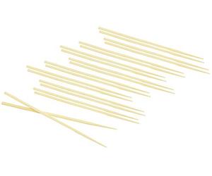 Fackelmann Bacchettine Cinesi Tradizionali in bambù, 10 Pezzi, Marrone, Lunghezza 22.5 cm