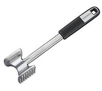 Fackelmann - Batticarne SENSE, 26 cm, in alluminio e due diverse superfici, martello per carne con impugnatura soft touch antiscivolo (colore: argento/nero), quantità: 1 pezzo