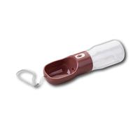 Fackelmann Borraccia per animali da viaggio 400 ml, con tappo utilizzabile come ciotola, a prova di perdite, riutilizzabile, ideale per cani e gatti durante passeggiate, escursioni e viaggi