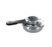 FACKELMANN - Bruciatore alcolico in Acciaio Inox/Nero, brûleur à Alcool