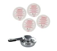 Fackelmann Brûleur à Alcool avec 4 coupelles Strumento, Acciaio, Inox