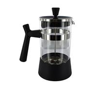 Fackelmann - Caffettiera italiana con pistone, 600 ml, colore: Nero