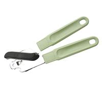 FACKELMANN Can Opener 21 cm Ecolution, Environmentally Friendly Opener with Ergonomic Handle, Sustainable & High-Quality Kitchen Utensil with Functional Stainless Steel (Colour: Mint Green/Light Grey)