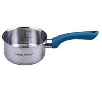 Fackelmann Casseruola Essential Ø 12 cm in acciaio inox con manico ergonomico in bachelite, resistente al calore e antiruggine per tutti i piani cottura
