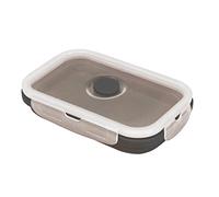 Fackelmann Cat & Dog Ciotola per Animali con Coperchio, Silicone, Multicolore, 16.5 x 10.5 x 6.5 cm