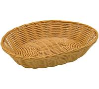 Fackelmann Cestino Ovale in Ecorattan Lavabile in Lavastoviglie, Marrone