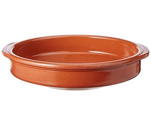 FACKELMANN Classico Casseruola in Terracotta, Ceramica, 26 x 24 x 5 cm