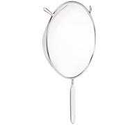 Fackelmann Colino Grande Ø 25cm in Acciaio Inox - con Supporti Stabili - per Setacciare Grandi Quantità di Farina, Zucchero a Velo, Spezie - per Scolare Pasta, Verdure - Lavabile in Lavastoviglie