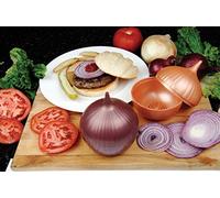 Fackelmann Contenitore Salvafreschezza per Conservare la Cipolla, Plastica, Multicolore