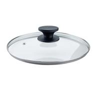 Fackelmann Coperchio in vetro per padella, 24 cm, resistente al calore, manico in bachelite, copertura universale per tutte le padelle FACKELMANN