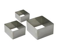 Fackelmann Coppapasta Quadrati 3 dimensioni, Acciaio, Argento