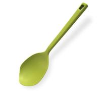 Fackelmann Cucchiaio da cucina, cucchiaione per preparare e servire, in silicone antistatico, anima interna in acciaio, dimensioni 26,5x7,5 cm, Linea Oliva