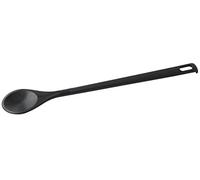 FACKELMANN Cucchiaio Nero - Utensile da Cucina in plastica Premium, Resistente al Calore, Lavabile in lavastoviglie, 305 x 45 x 15 mm, Nero