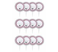 Fackelmann Decorazione per Cup Cake/Muffin,12 Pezzi, Carta, Multicolore