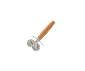 Fackelmann, doppia rotella tagliapasta, 16 cm, Sybaris, manico in legno. (Quantità: 1 pezzo)
