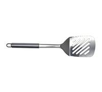 Fackelmann Elementale Cucina, Cazzuola Pesce, Rasera Slot Elegante Acciaio Inox Manico Tubolare, 33,5 cm,1 pz. Tavolozza Inossidabile, Argento