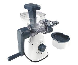 Fackelmann - Estrattore manuale, 30 x 13 x 26 cm, ideale per preparare estratti di frutta e verdura, Linea EasyPrepare, (colore: blu, bianco)