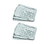 Fackelmann FCK9985450 9985450-Set di 10 vassoi, Alluminio