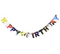 Fackelmann Happy Birthday Ghirlanda, Carta, Multicolore