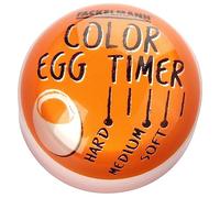 FACKELMANN, indicatore di Cottura per Uovo, in plastica, Arancione/Bianco/Nero, ca. 4,5 x 3,1 cm