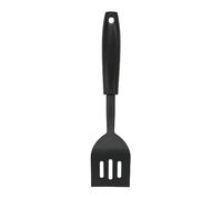 Fackelmann Initial, mini paletta scanalata in plastica, per fette di pesce, spatola da cucina antiaderente, antigraffio, per hamburger, resistente al calore, utensile da cucina drenante e frittura,