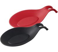 Fackelmann Cooking Poggia mestolo in Silicone, (Colore: Rosso o Nero), Colori Assortiti, quantità: 1 Pezzo