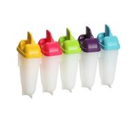 Fackelmann Linea Party Forma Ghiaccioli Gelati, Manici ergonomici Multicolore, con salvagocce e Piedini d'appoggio, Lavabili in lavastoviglie, Dimensioni 4x12 cm Manico compreso