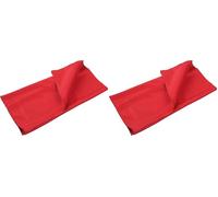 Fackelmann Linea Vino Panno per Pulire Bicchieri, Tessuto, Rosso, 50x30x0.3 cm (Confezione da 2)