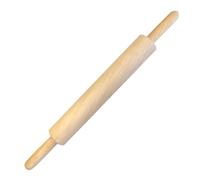 Fackelmann Mattarello Stendipasta Girevole con Manici in Legno, 45 x 5 x 5 cm, Marrone, Mattarello per Stendere la Pasta, Mattarello Girevole, Utensile da Cucina, Accessori da Cucina