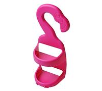 FACKELMANN Mensola da doccia a forma di fenicottero, da appendere, set doccia con due ripiani, pratico cestino doccia senza fori, mensola da parete per accessori da bagno (colore rosa), quantità: 1 pezzo