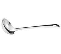 Fackelmann Mestolo Lara di Acciaio Inox, Inossidabile, Argento, 30 x 8 x 5 cm