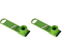 Fackelmann Mini affetta verdure 2in1 con paradito e grattugia in acciaio inossidabile (45583) (Confezione da 2)