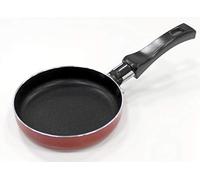 Fackelmann Mini Padella friggere Uova, 0.5 Litri, Acciaio, Rosso