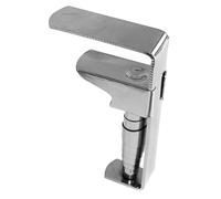 Fackelmann Morsetti per tovaglie Tecno, Morsetti per tovaglie in Acciaio Inossidabile, Supporto per tovaglie con Molla, 15 x 1 x 9,7 cm, 4 Pezzi (Argento)