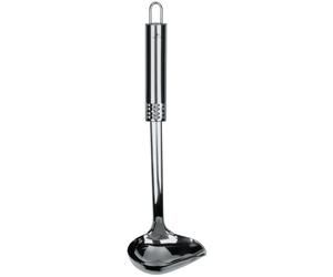 Fackelmann Nirosta 40467 Gravy Ladle with Oval Handle 29 cm Stainless Steel Sauc