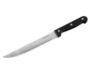 Fackelmann Nirosta Mega Coltello Cucina Lama Stretta, Acciaio, Nero/Argento