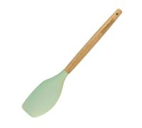 Fackelmann Ocean Spatola da cucina universale, spatola in silicone con anima rigida in acciaio, manico antiscivolo in legno certificato FSC, 31 x 6 cm, verde acqua, 1 pz.