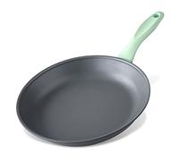 Fackelmann Padella da 24 cm con rivestimento antiaderente, 100% alluminio riciclato sostenibile con manico ergonomico Soft Touch, piccola padella a induzione per cucinare e cucire