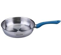 Fackelmann Padella Essential Ø 24 cm in acciaio inox 18/10 di alta qualità, manico ergonomico in bachelite, universale, adatta a tutti i piani cottura