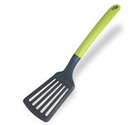 Fackelmann Paletta forata con manico in plastica riciclata, materiale parte funzionale in nylon resistente alle alte temperature, dimensioni 33 x 8.5 x 2.5 cm
