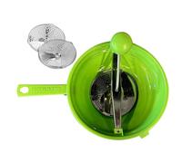 Fackelmann Passaverdure con due dischi Ø24 cm colore verde