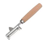 Fackelmann Pela Verdure universale, con lama affilata in acciaio inossidabile, manico pregiato ed ergonomico in legno di faggio ecologico, lunghezza 16,5 cm