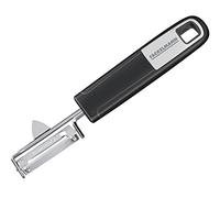 FACKELMANN Pelapatate a pendolo 18 cm SENSE pelapatate verdure con parte funzionale in acciaio inox, con manico antiscivolo ed ergonomico Soft Touch (colore: argento/nero), quantità: 1 pezzo