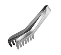 Fackelmann Stainless Steel Spaghetti Tongs, Silver, 19 x 11.8 x 2 cm