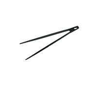 Fackelmann Pinza multiuso in Nylon alto spessore, resistente al calore fino a 200°C, lavabile in lavastoviglie, dimensioni 31 x 10 x 1,9 cm, Linea Nero