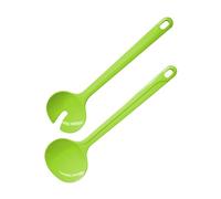 Fackelmann, posate per insalata, in plastica, Plastica, verde, 29.5 x 8,2 x 2,6 cm