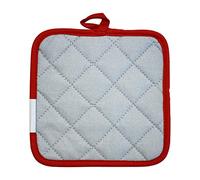 Fackelmann Presina da Cucina alluminata Bicolore, Cotone, Argento,Grigio